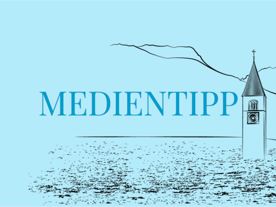 Medientipp Südtirol Marco Bolzano Ich bleibe hier Reschensee Illustration