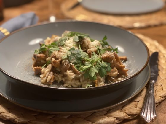 Rezepttipp Südtirol Risotto Pfifferlinge