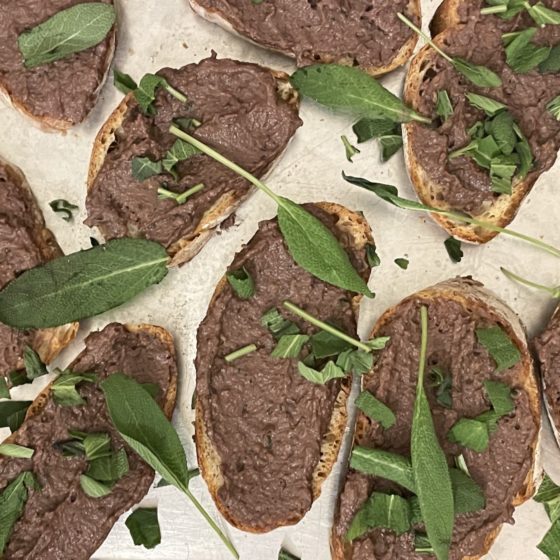 Rezept Toskana Crostini Leber Pate