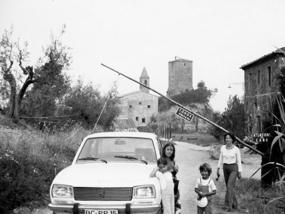 Tonda Toskana Montaione Dorf