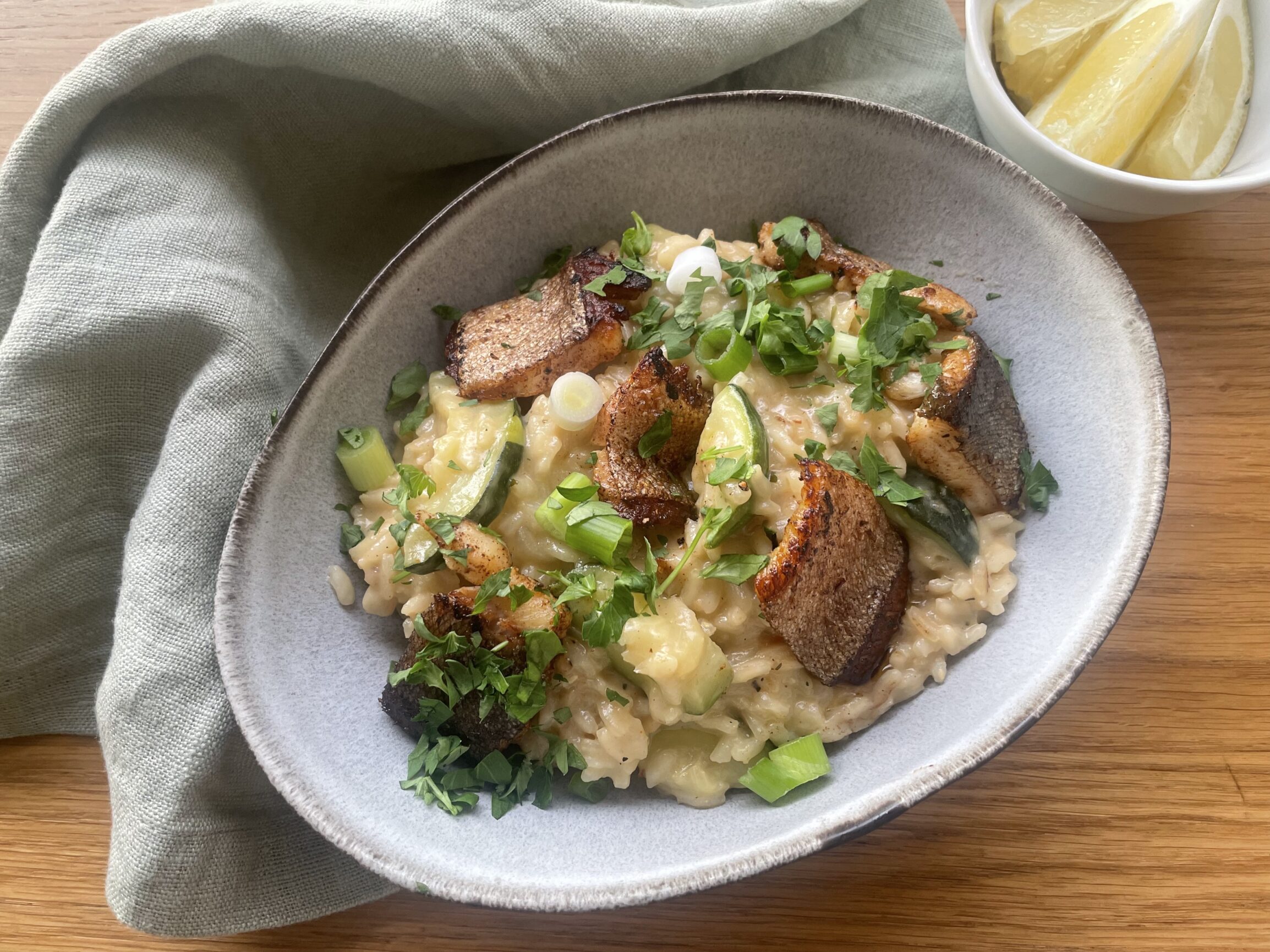 Risotto Rezept Forelle