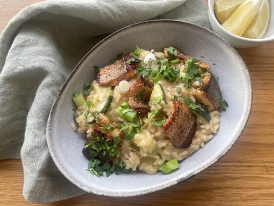 Risotto Rezept Forelle