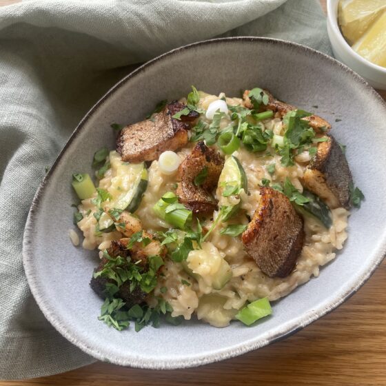 Risotto Rezept Forelle