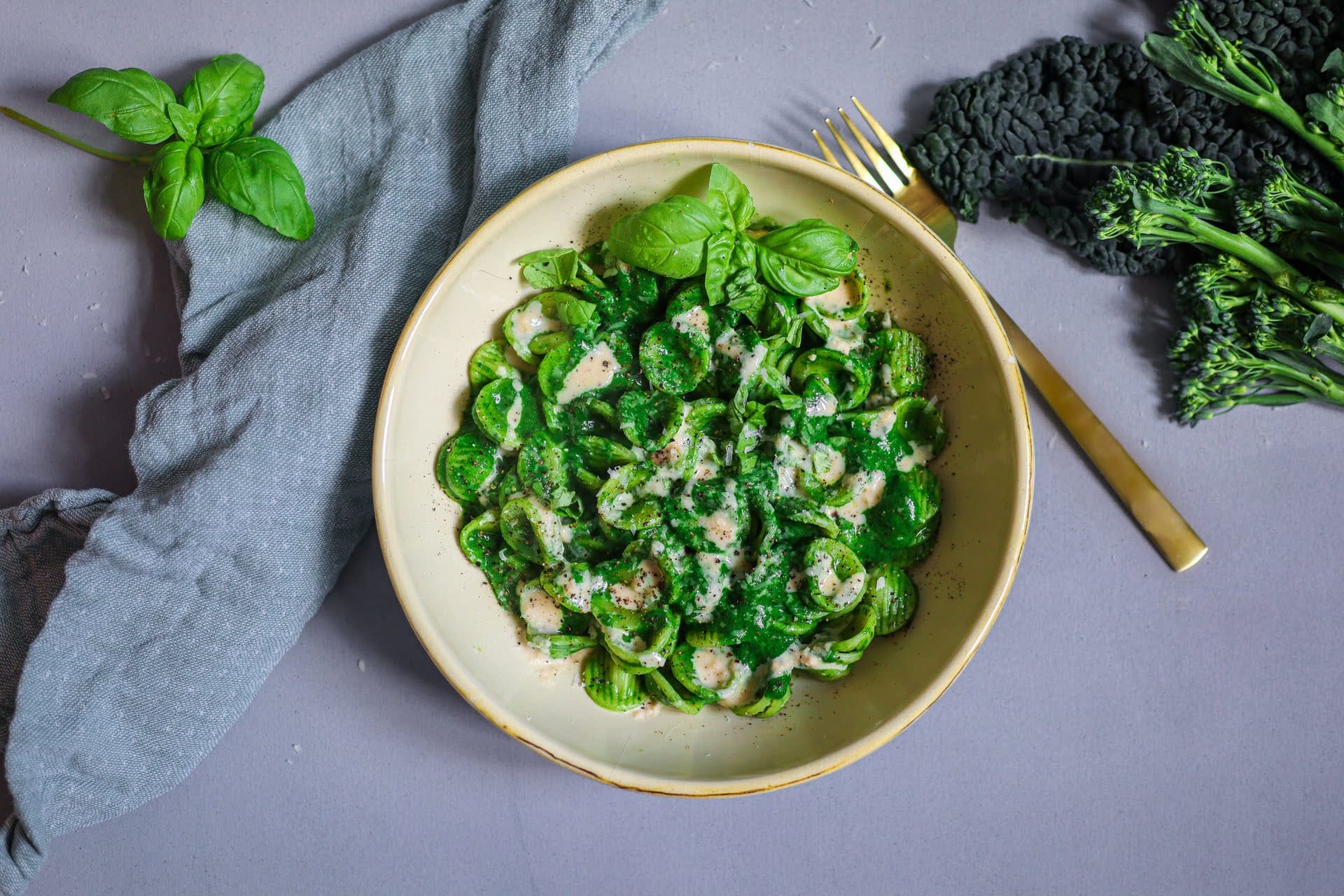Orecchiette in Verde - Rezept Apulien