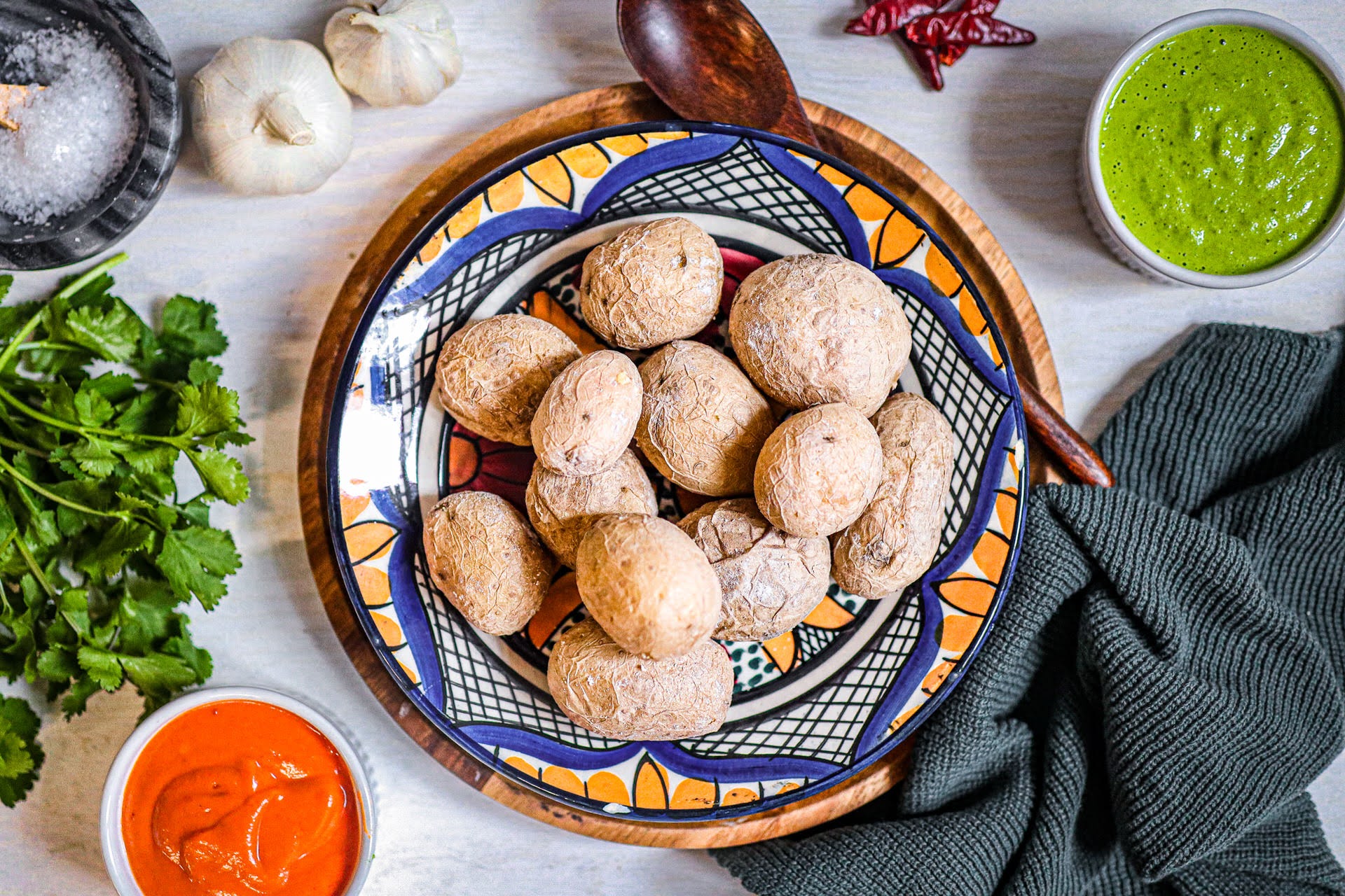 Papas Arrugadas mit Mojo - Rezept Gran Canaria