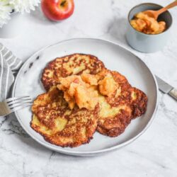 Kartoffelpuffer mit Apfelkompott - Rezept Lübeck