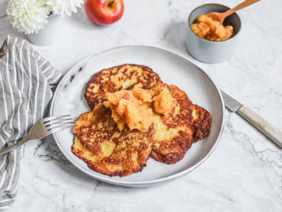 Kartoffelpuffer mit Apfelkompott - Rezept Lübeck