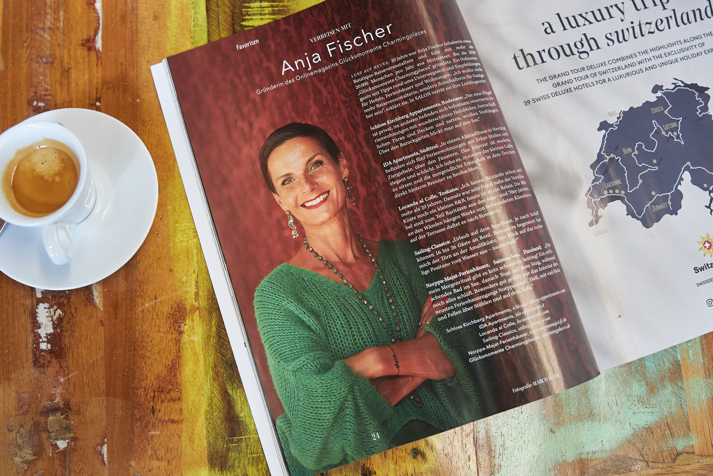 Charmingplaces in der SALON