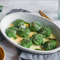 Spinat-Topfen-Nocken - Rezept Südtirol