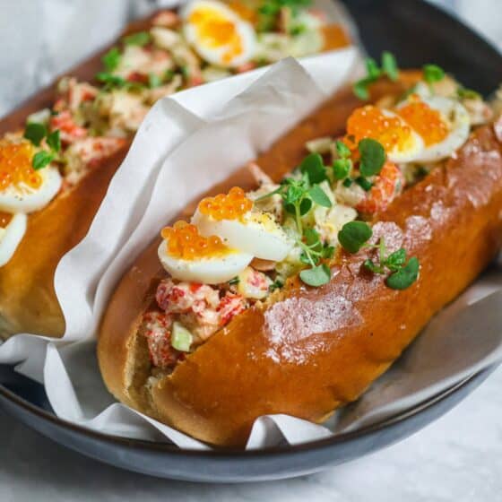 Krebsbrötchen - Rezept Norddeutschland