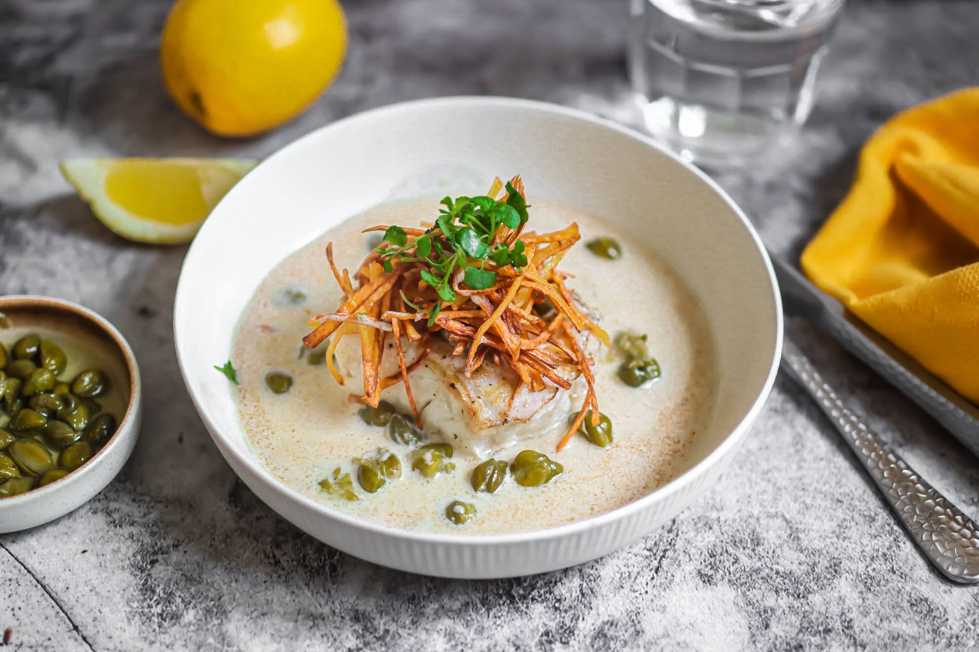 Rezept Ostsee - Dorsch auf Kapern-Zitronen-Soße