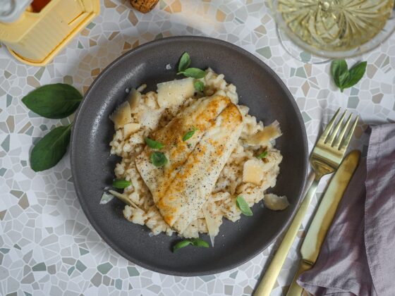 Rezept Risotto mit Franciacorta und Barsch