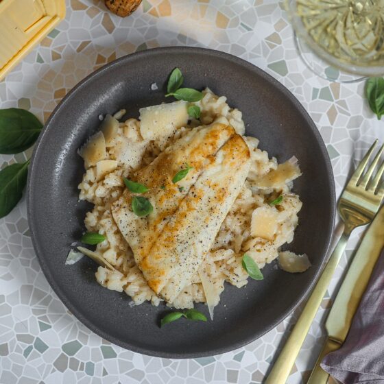 Rezept Risotto mit Franciacorta und Barsch