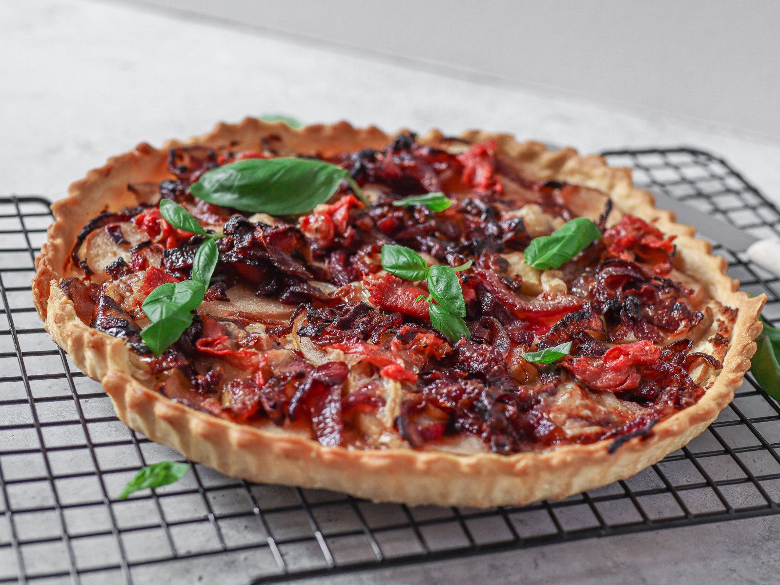 Apfel-Zwiebel-Tarte - Rezept Trentino