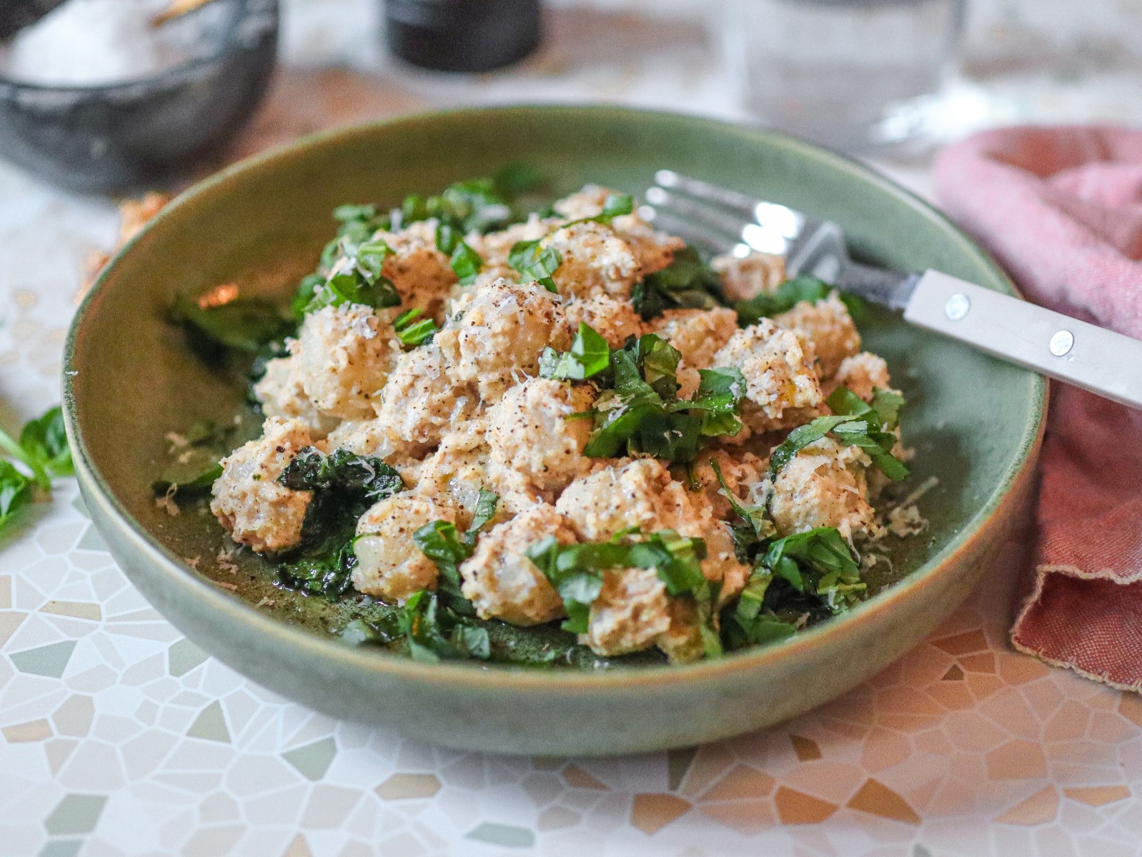Gnocchi-Rezept: Gnocchi di pane con le noci